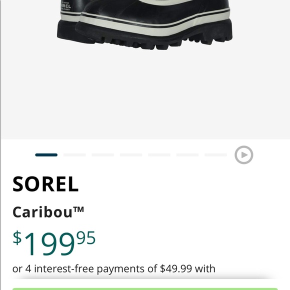 BNWOB SOREL CARIBOU 6 MEDIUM - Picture 13 of 14